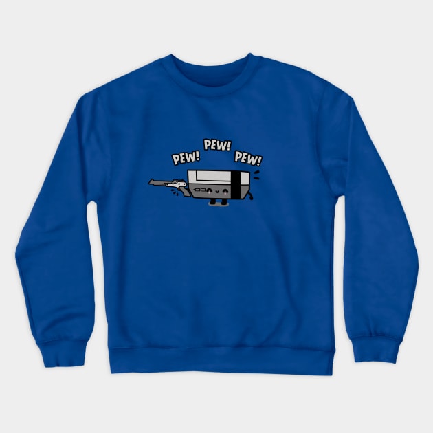 Pew! Pew! Crewneck Sweatshirt by Pijaczaj